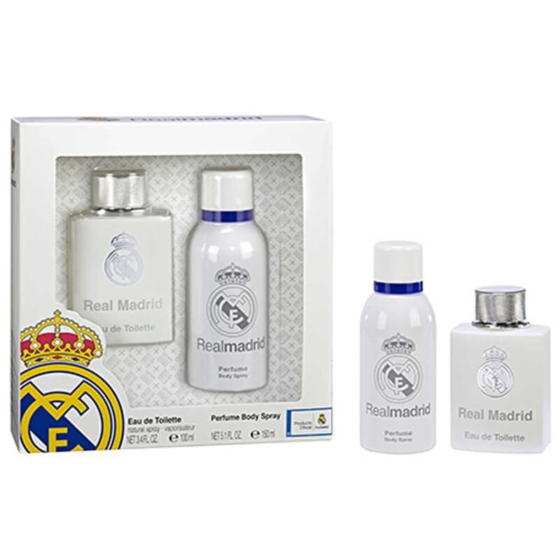 Real Madrid Lote EDT 100 ml + Spray Corporal 150 ml