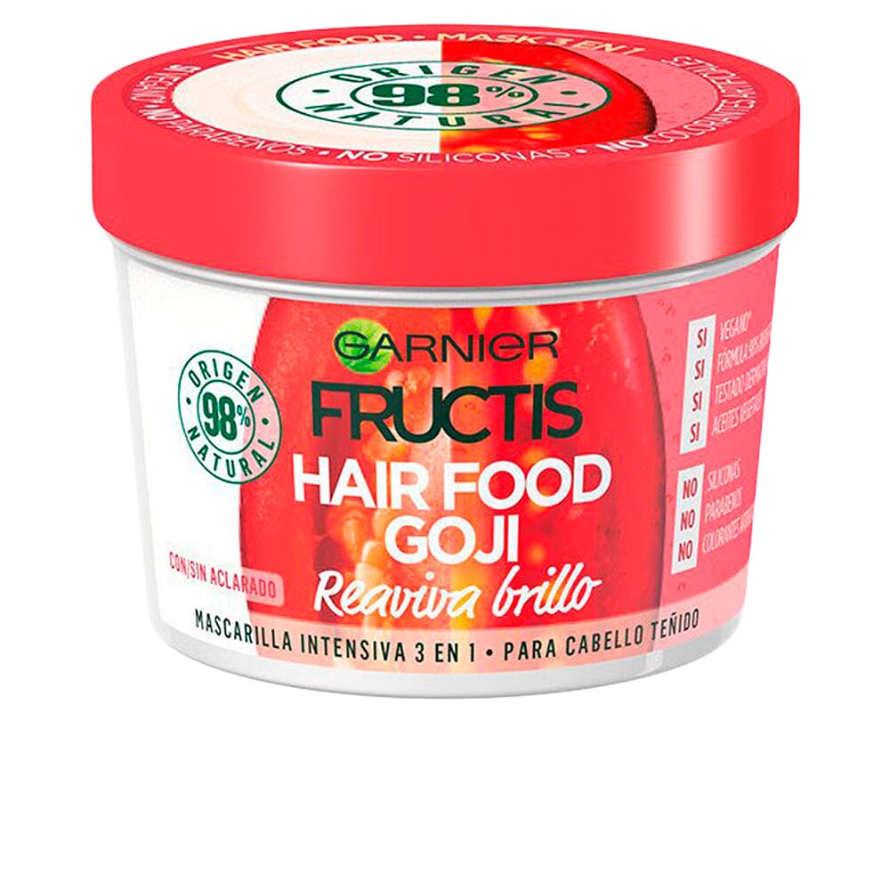 Fructis Hair Food Goji Mascarilla Reaviva Brillo 390 ml