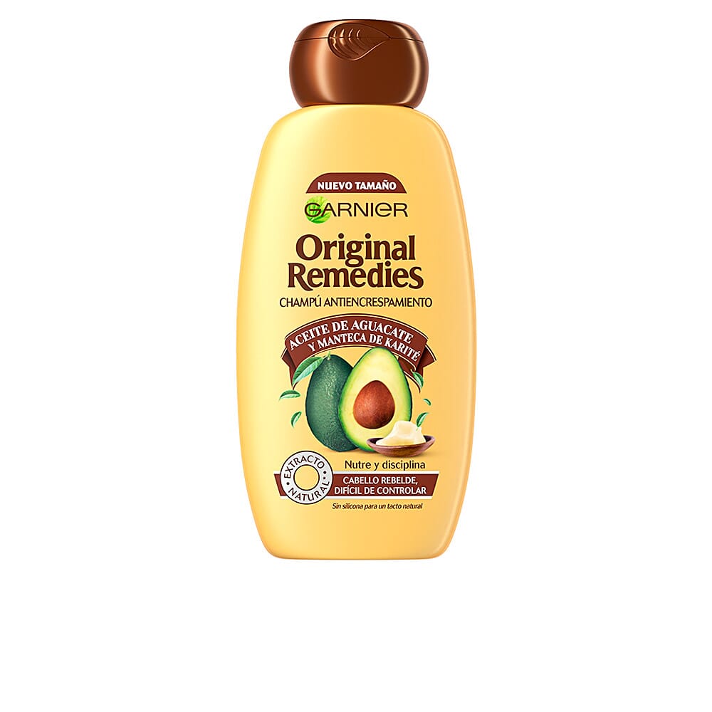 Original Remedies Aguacate y Karité Champú Antiencrespamiento 300 ml