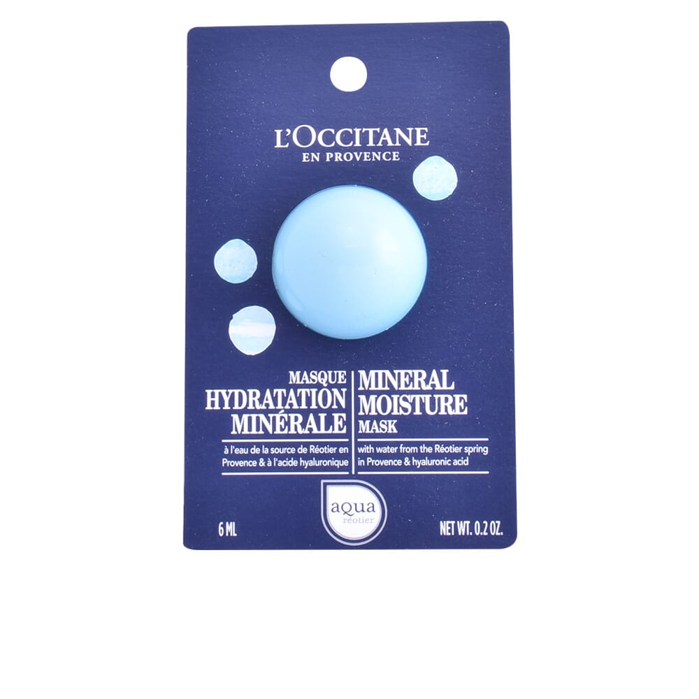 AQUA RÉOTIER MASQUE HYDRATATION MINÉRALE de L´occitane