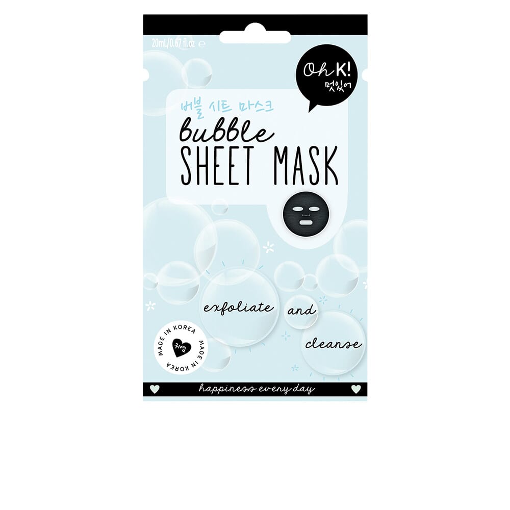 Sheet Face Mask Bubble Exfoliate And Cleanse 20 ml