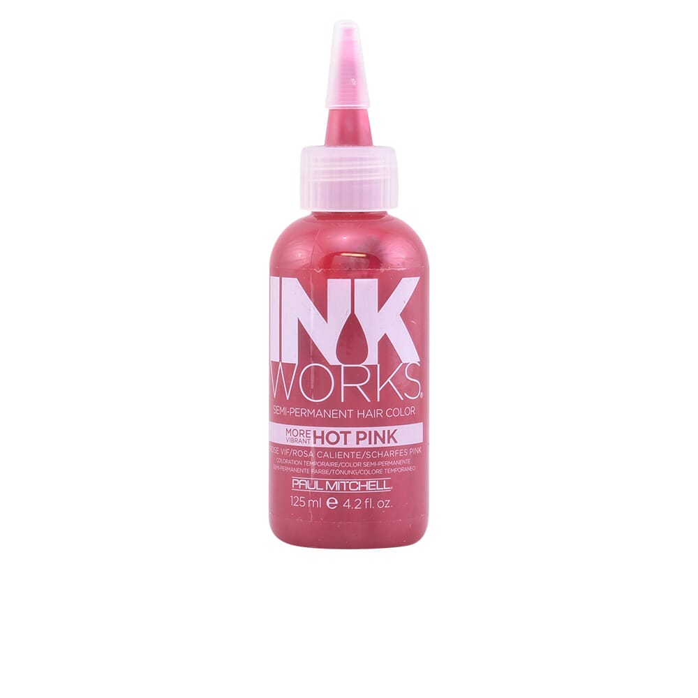 New Ink Works Semi-Permanent Hair Color #Hot Pink 125ml