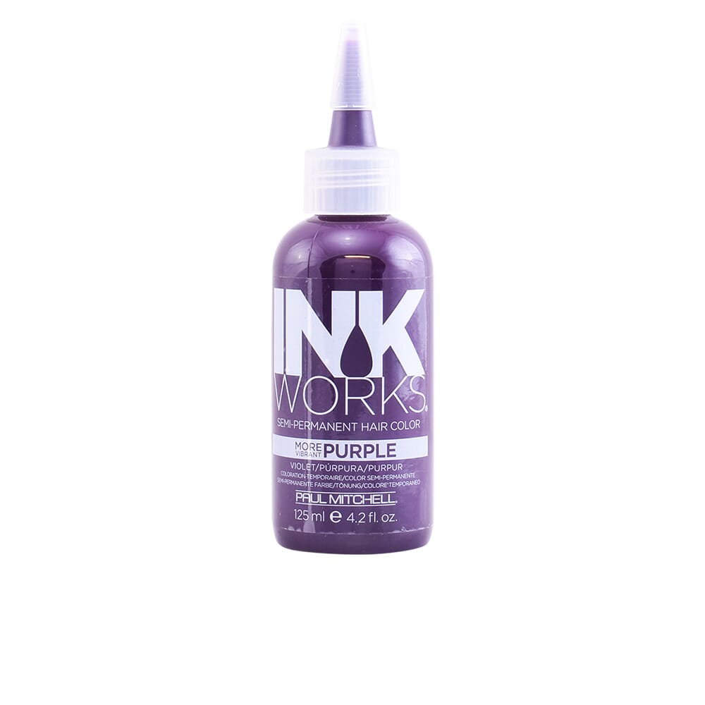 New Ink Works Semi-Permanent Hair Color #Purple 125ml