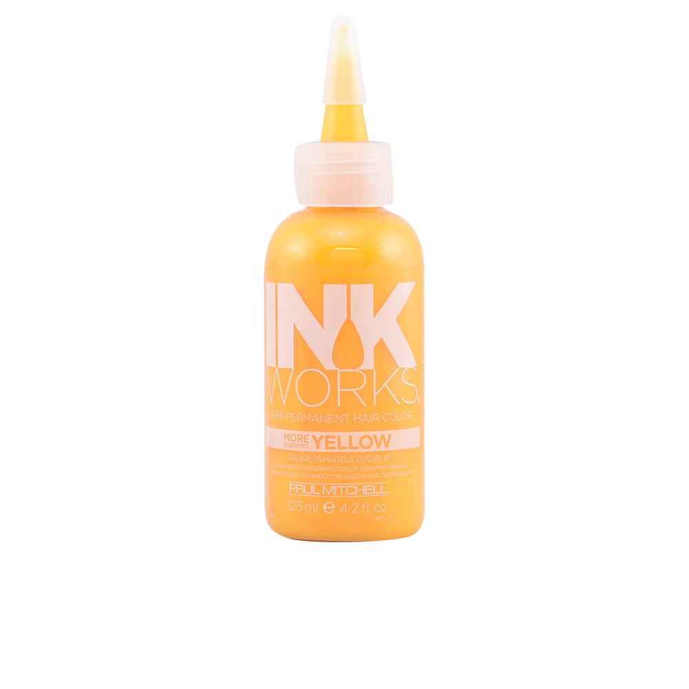 New Ink Works Semi-Permanent Hair Color #Yellow 125ml