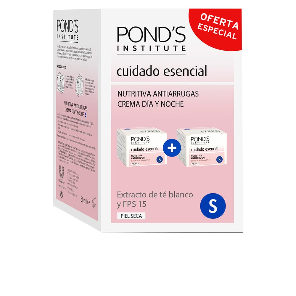Cuidado Esencial Nutritiva Antiarrugas 'S' Lote 50 ml 2 Uds