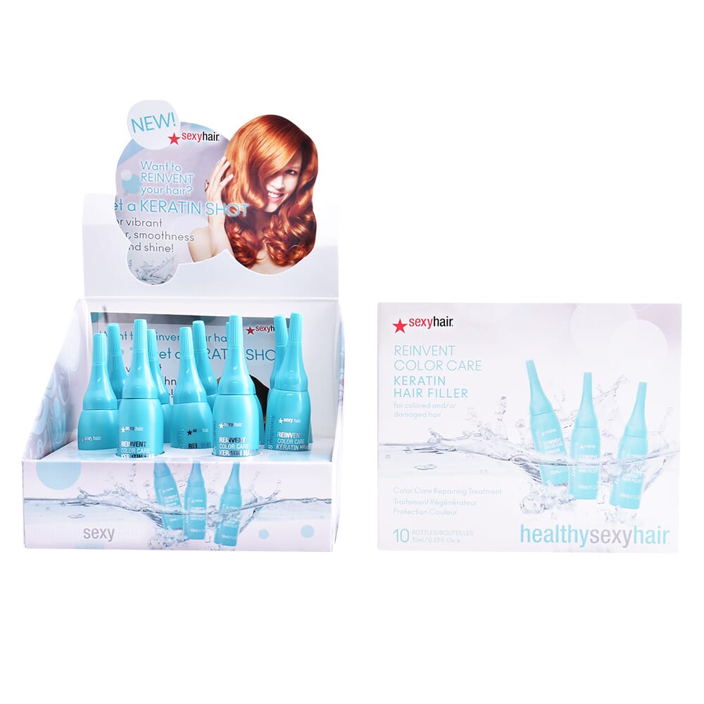 HEALTHY SEXYHAIR REINVENT COLORCARE KERATIN FILLER 10 Uds