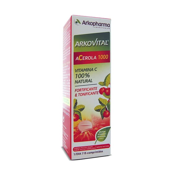 Arkovital Acérola est un complément alimentaire à forte teneur en vitamine C !