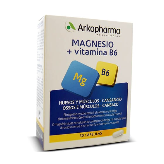 Magnésium + Vitamine B6 améliore la santé musculaire et osseuse.