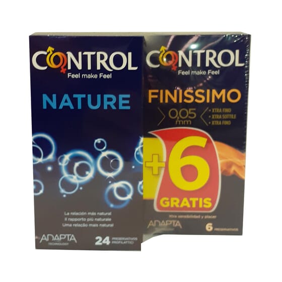 Control Nature 24 Un + Control Finissimo 6 Ud da Control