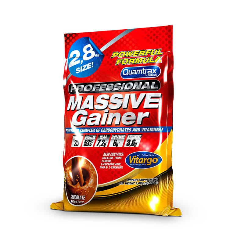Massive Gainer Professional potencia el aumento de peso y masa muscular.