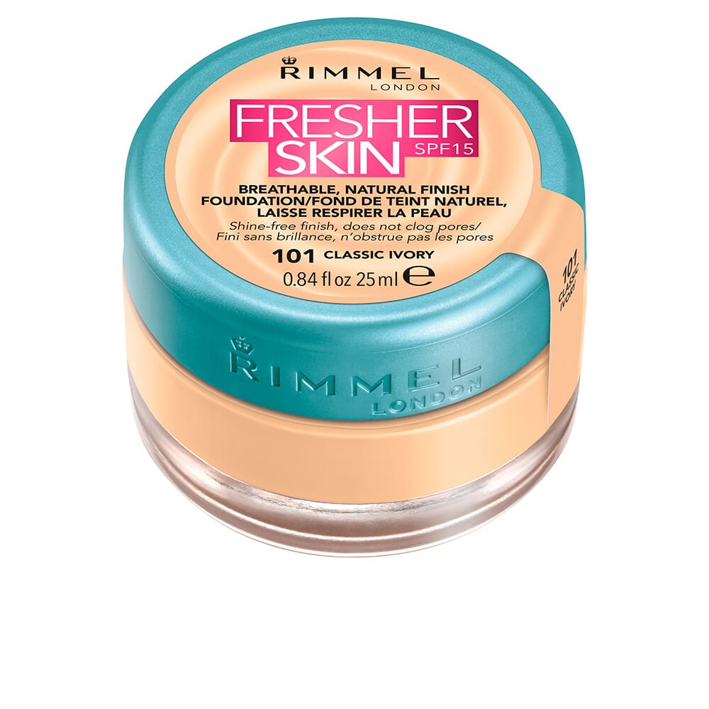 Fresher Skin Natural Finish Foundation#101-Classic Ivory 25 ml