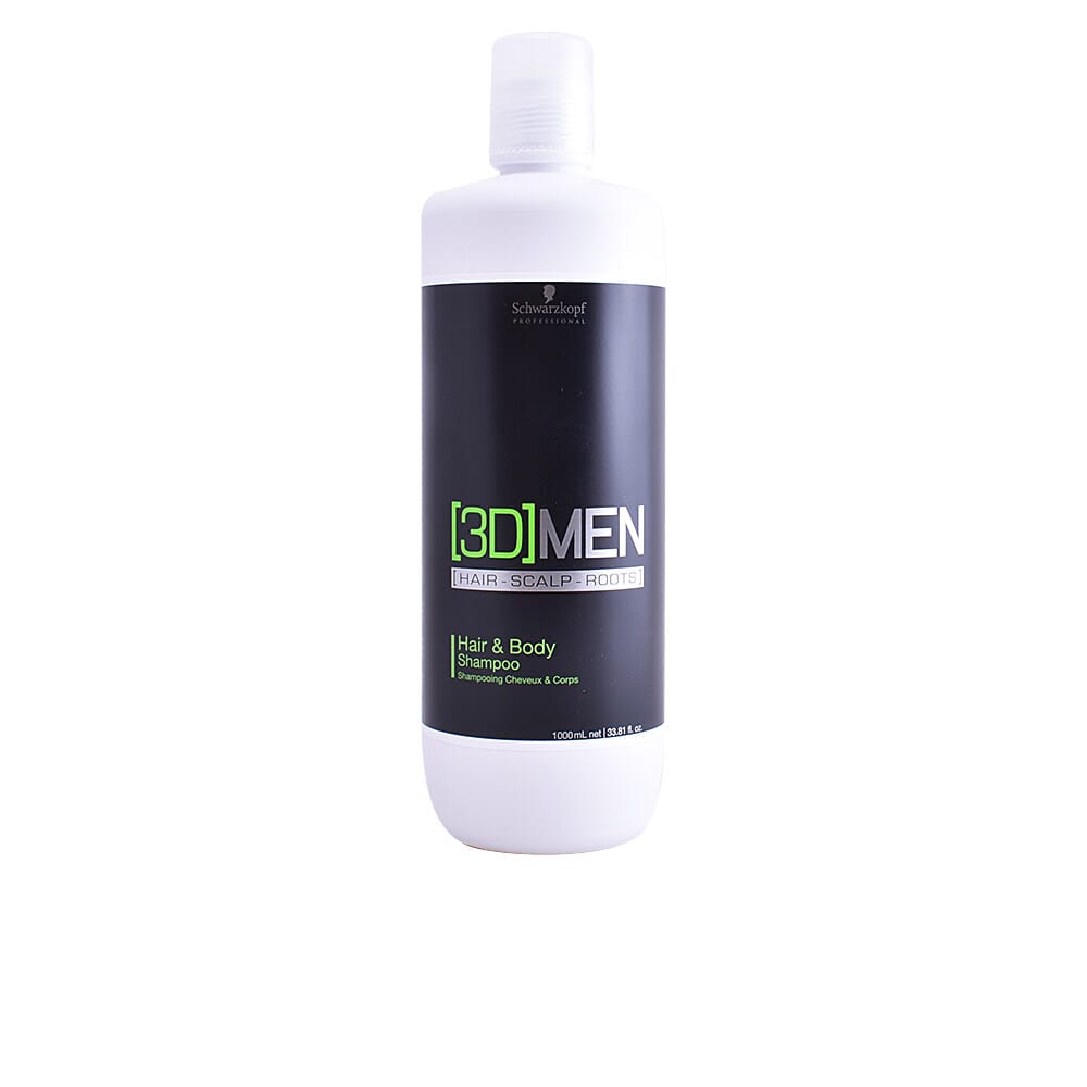 3D Men Hair & Body Shampoo 1000 ml