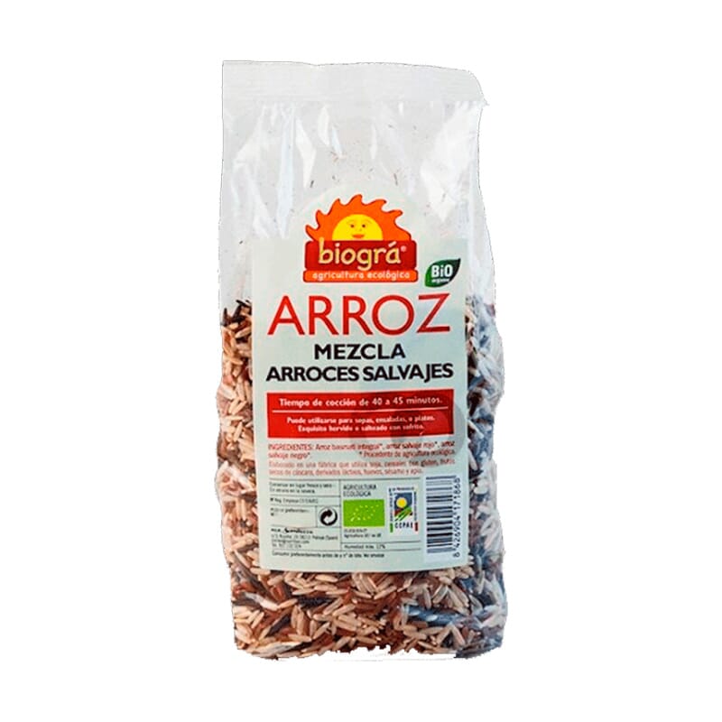 Mezcla De Arroces Salvajes 250g de Biogra