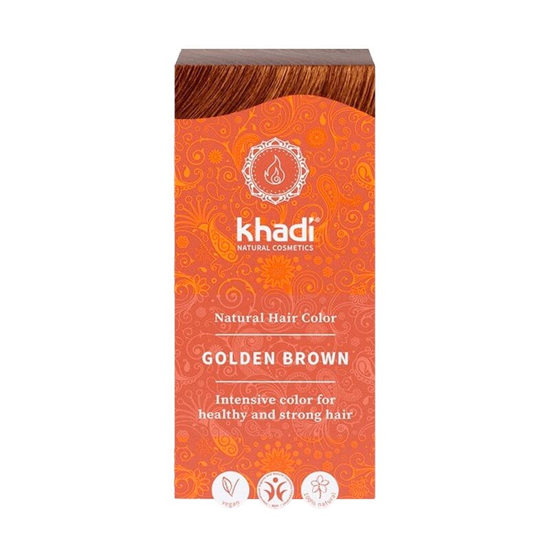 Tinte Herbal Castaño Dorado 100g de Khadi