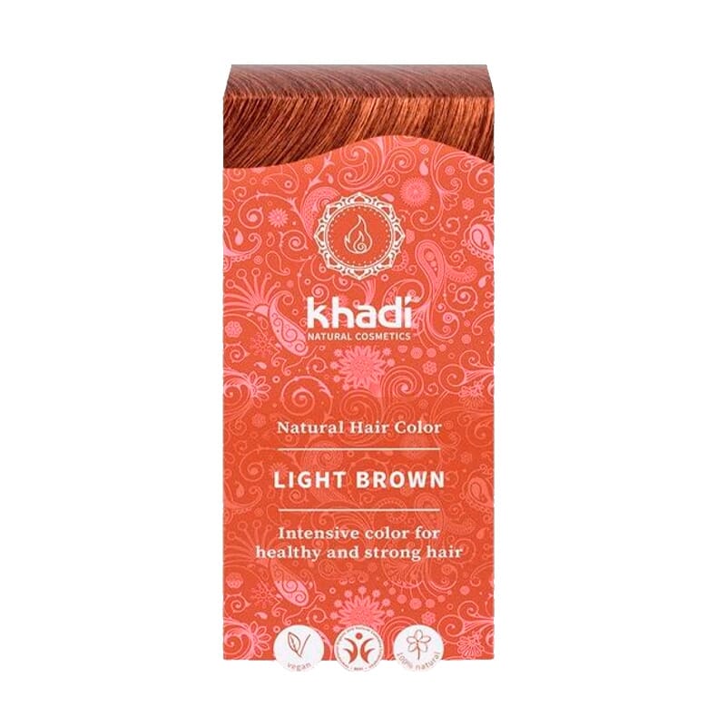 Tinte Herbal Castaño Claro 100g de Khadi