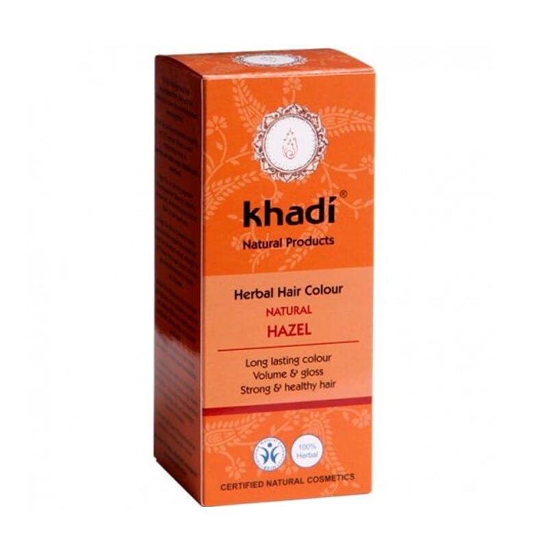 Tinte Herbal Castaño Avellana 100g de Khadi