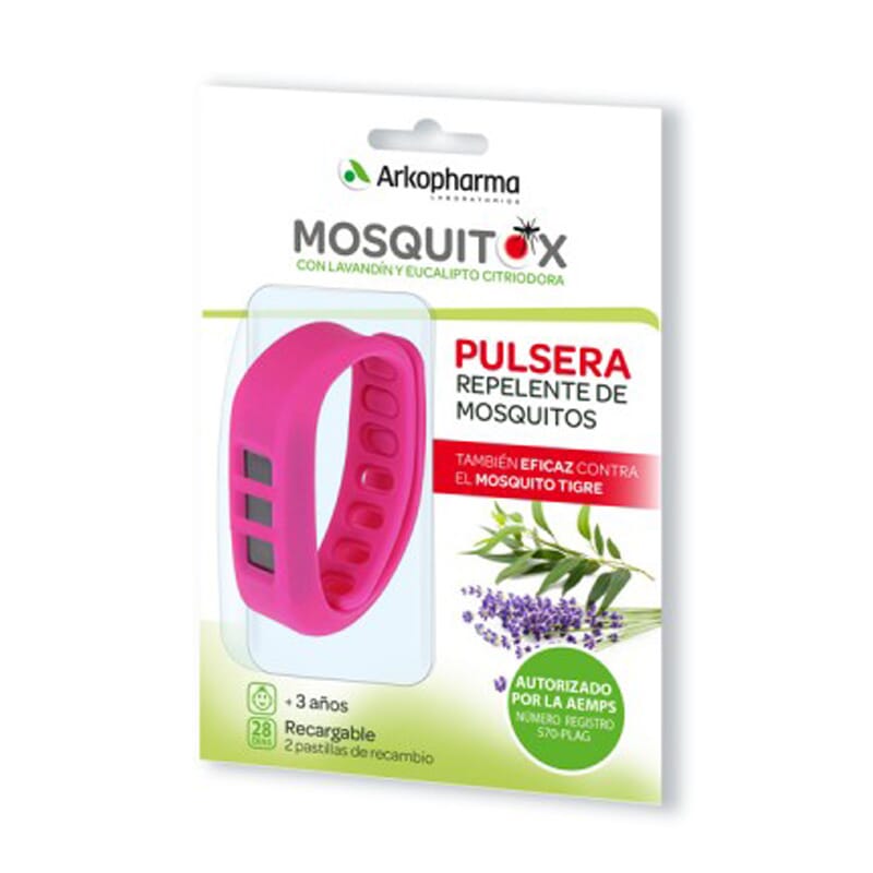 ARMBAND MUGGENAFWEERMIDDEL + 2 TABLETTEN