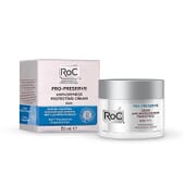 Roc Pro-Preserve Crema Protectora Antisequedad mantiene la piel hidratada.