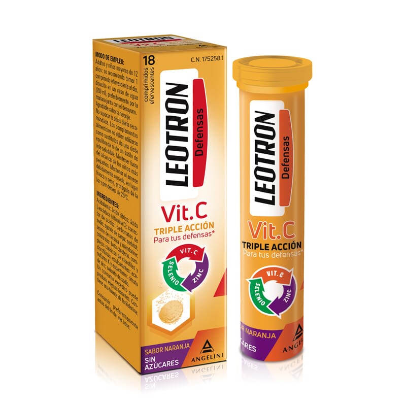 LEOTRON VITAMINA C 18 Tabs