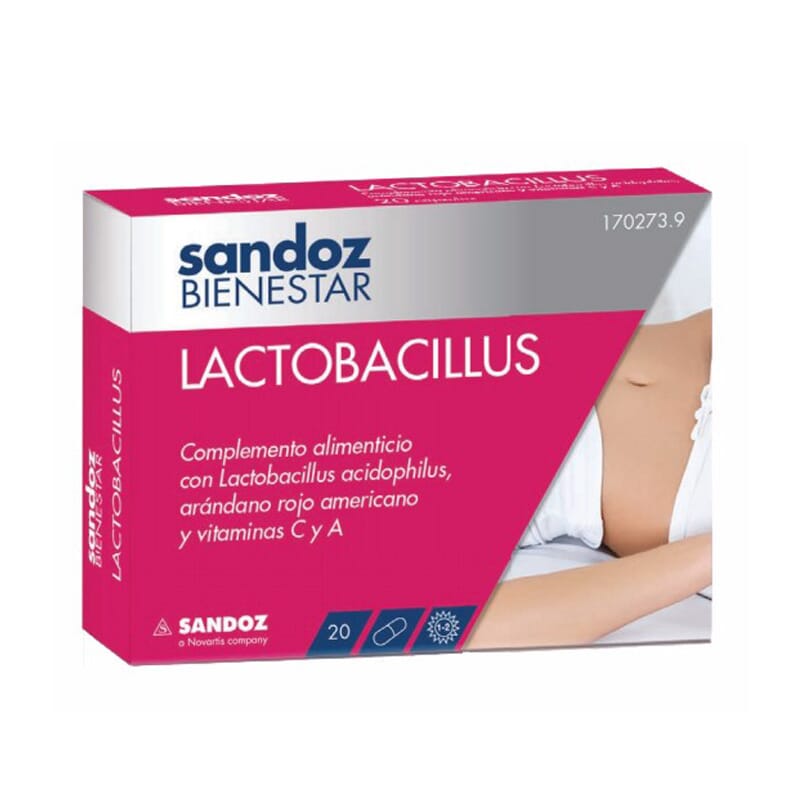 SANDOZ BIENESTAR LACTOBACILLUS 20 Caps