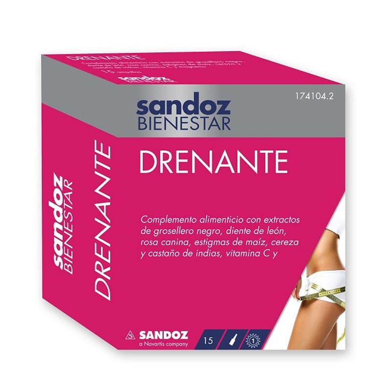 SANDOZ BIENESTAR DRENANTE 15 Ampollas