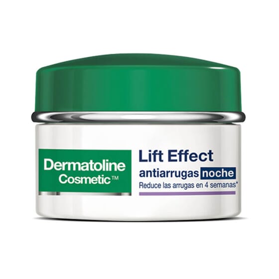 Dermatoline Cosmetic Lift Effect Antiarrugas Noche reduce visiblemente las arrugas.