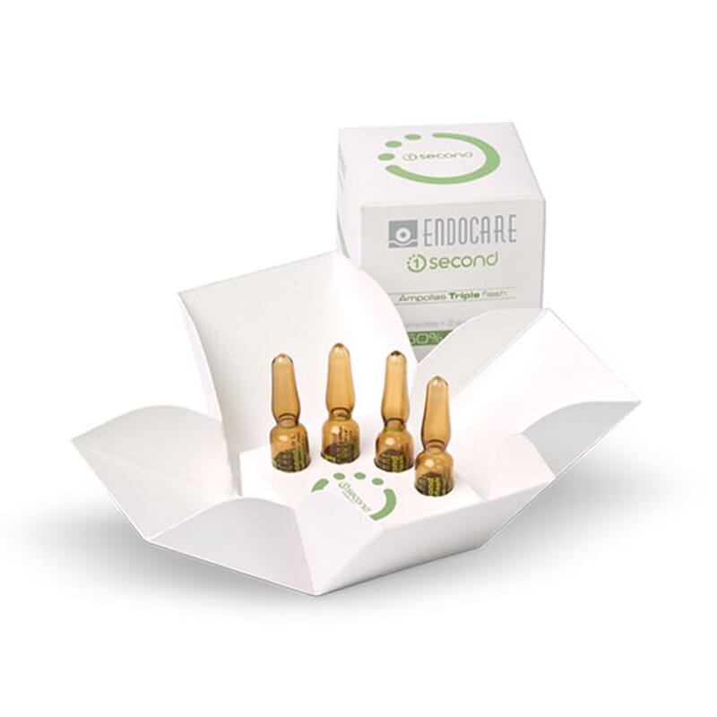 ENDOCARE 1 SECOND AMPOLLAS TRIPLE FLASH (50% GRATIS) 4 Ampollas de 1ml