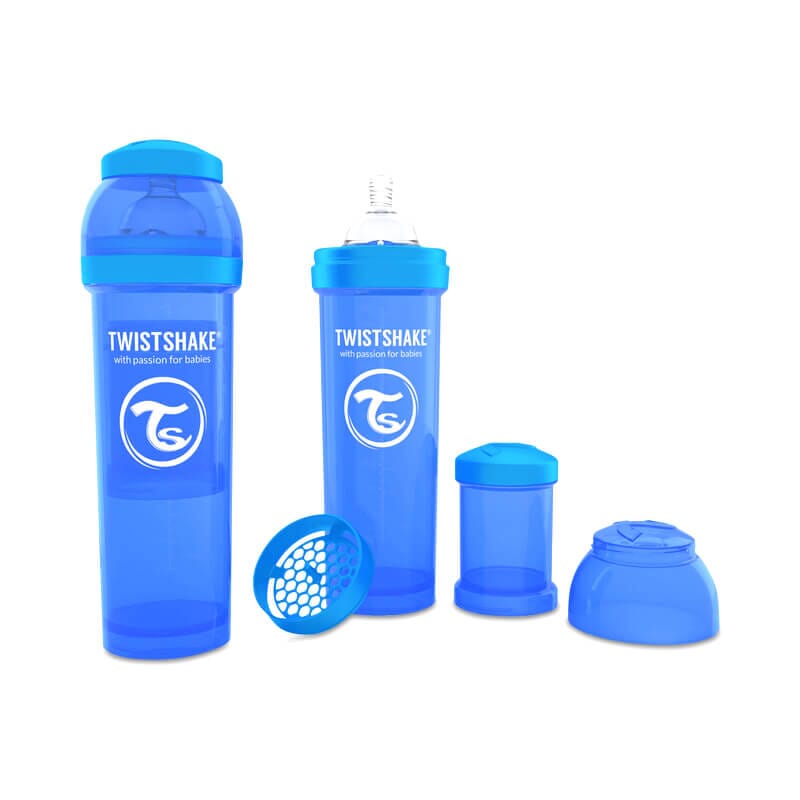 BIBERÃO ANTI-CÓLICAS AZUL 330ml