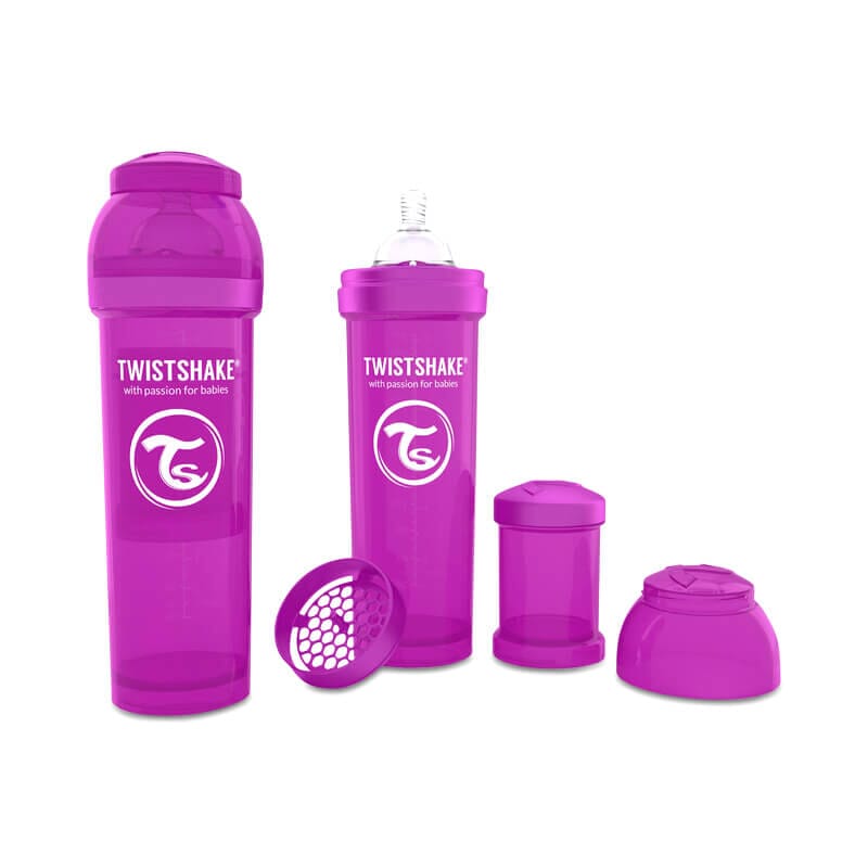 BIBERÃO ANTI-CÓLICAS ROXO 330ml