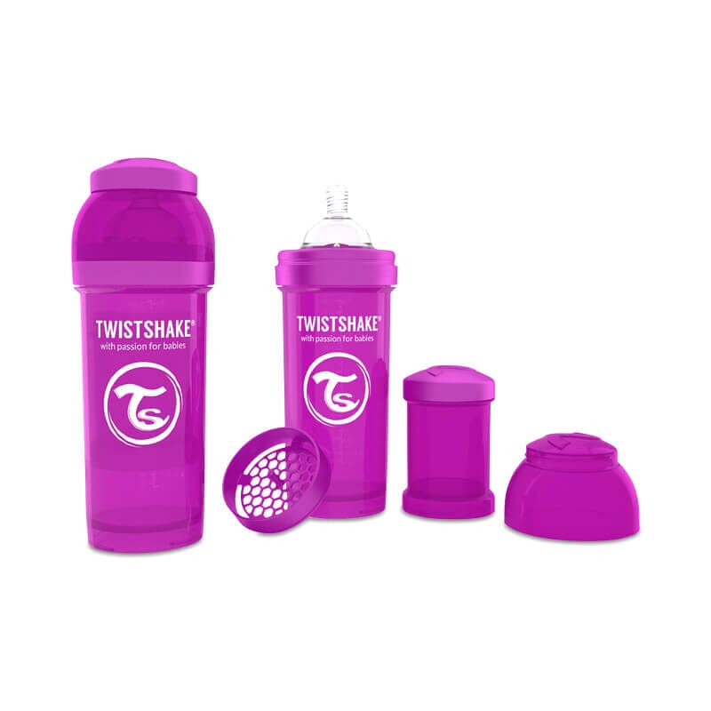 BIBERÃO ANTI-CÓLICAS ROXO 260ml