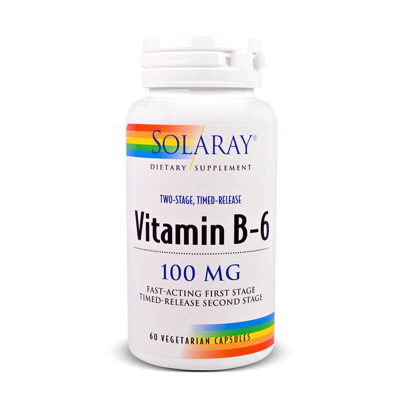 VITAMINA B6 100mg 60 Cápsulas Vegetales