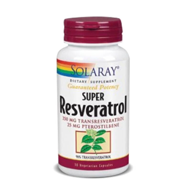 SUPER RESVERATROL 250mg 30 Cápsulas vegetales