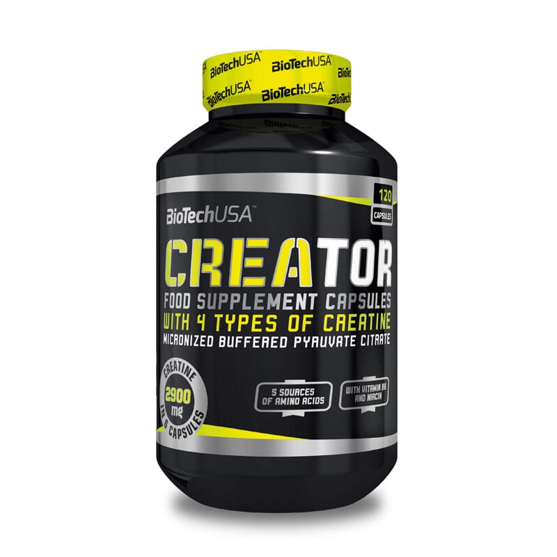 CreaTor que combina 5 tipos de creatinas con ingredientes estimulantes.