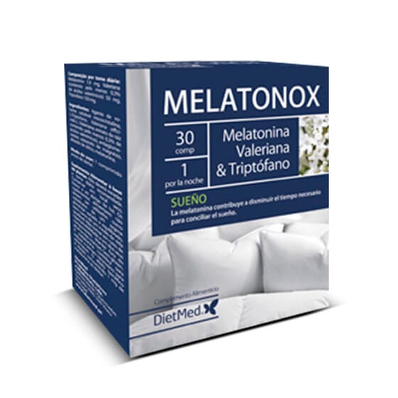 Melatonox de Dietmed favorise un sommeil réparateur.