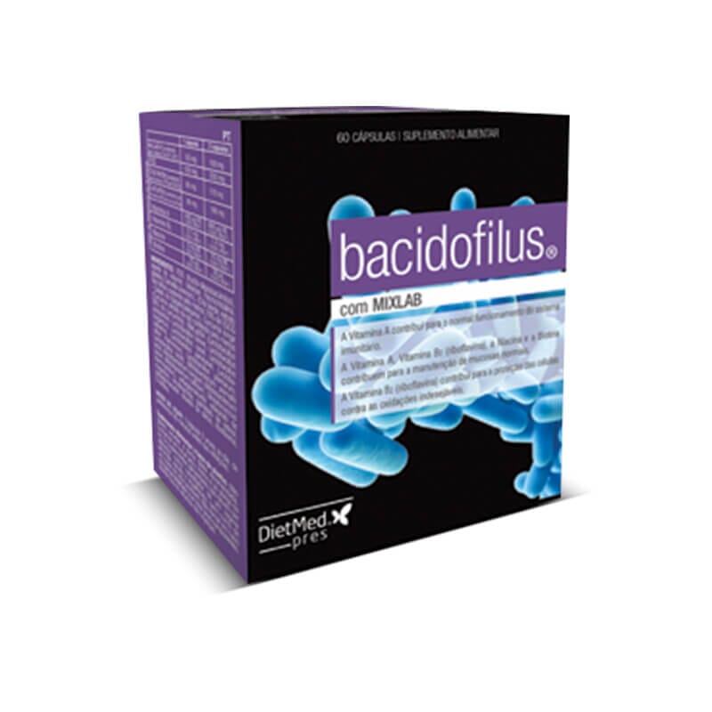 Bacidofilus equilibra la flora intestinal.