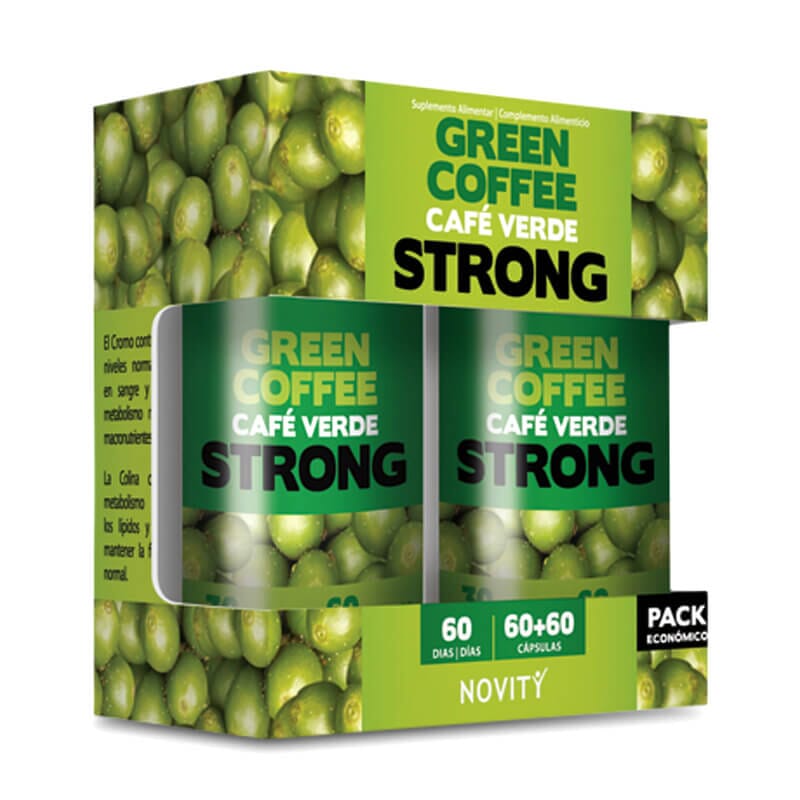 CAFÉ VERDE STRONG 2 Ud de 60 Caps