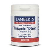 Tiamina 100mg da Lamberts fornece a quantidade necessária de vitamina B1.