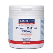Vitamina C 1000mg con Bioflavonoides aporta vitamina C de forma sostenida.