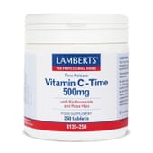 VITAMINE C 500 mg AUX BIOFLAVONOÏDES (LIBÉRATION PROLONGÉE) 250 comprimés de Lamberts
