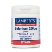 Sélénium 200µg + A + C + E de Lamberts possède un effet antioxydant.