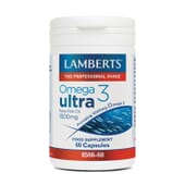 Ómega 3 Ultra da Lamberts fornece um alto conteúdo de ómega 3 de óleo de peixe puro.
