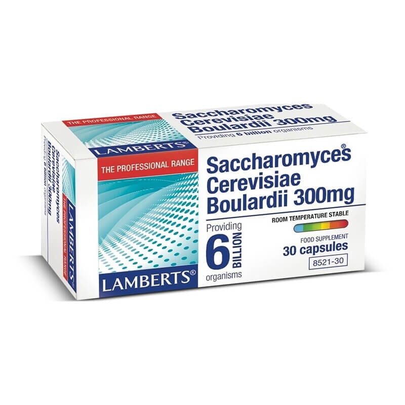 SACCHAROMYCES CEREVISIAE BOULARDII 300mg 30 Caps