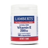 Vitamina E Natural 250UI da Lamberts é um importante antioxidante.