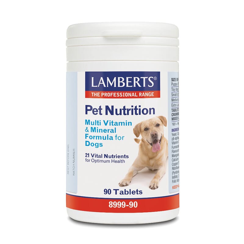 Pet Nutrition Multi Vitamin Mineral 90 Caps