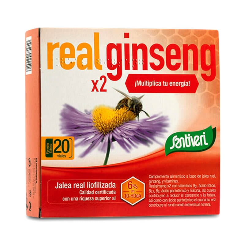 REALGINSENG x2 20 Vials van 10ml