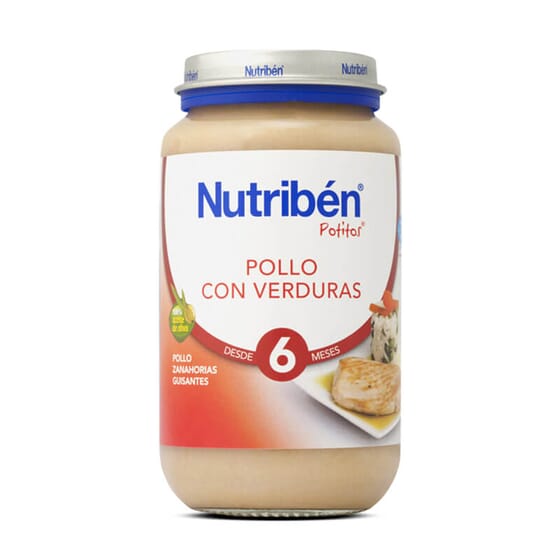 POTITOS POLLO CON VERDURAS - NUTRIBÉN