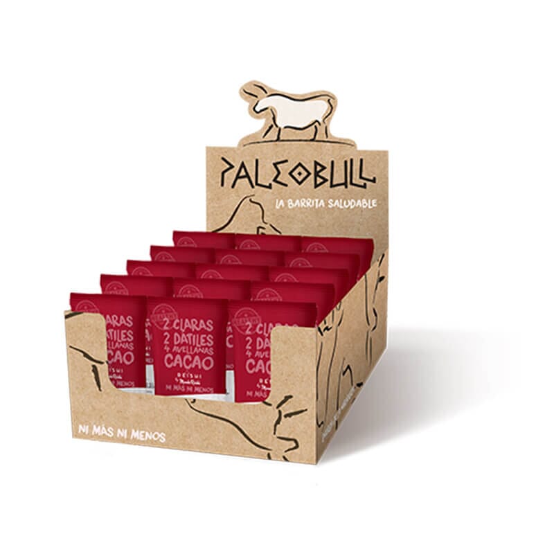 PALEOBULL BARRITA CON REISHI Y CACAO 15 Barritas de 50g