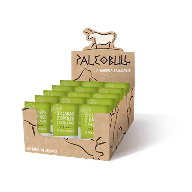 PALEOBULL BARRITA DE PLÁTANO 15 Barritas de 50g