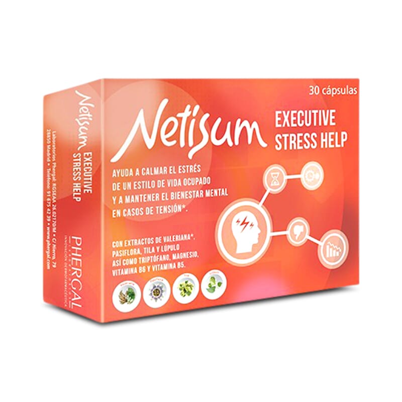 NETISUM EXECUTIVE STRESS HELP 30 Caps