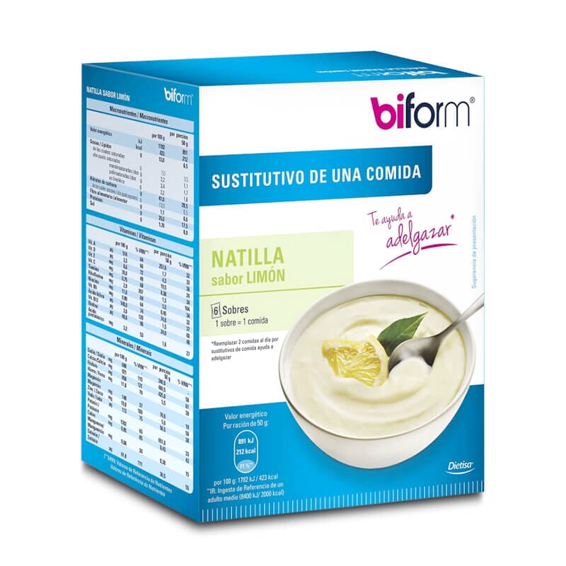 NATILLAS LIMÓN 6 Sobres de 50g